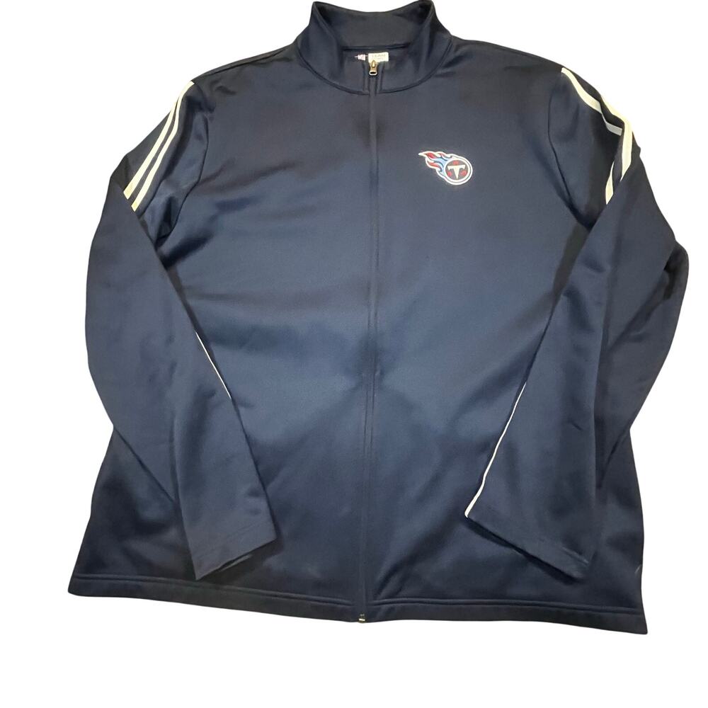 Tennessee Titans Track Jacket Mens 2XL Full Zip NFL Team Apparel